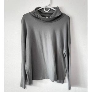 Anthropologie Daily Ritual Pullover Turtleneck Terry Sweater